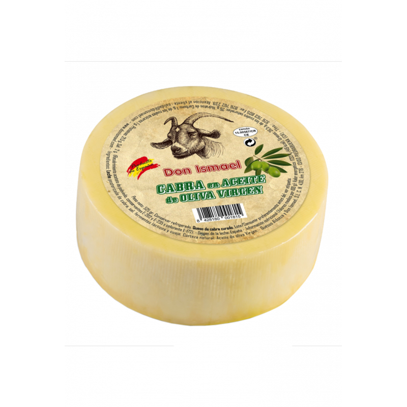 Semicured Goat Cheese in Olive Oil Don Ismael 500 g Cheese Don Ismael Cheeses