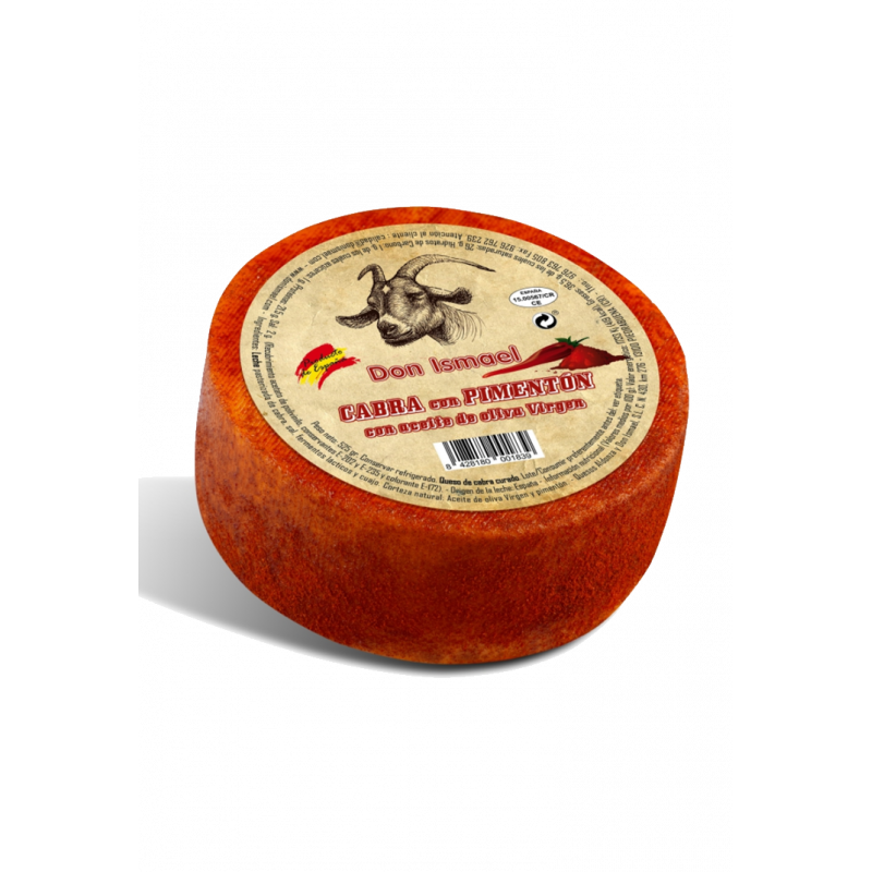 Goat Cheese with Paprika in Semi-cured Olive Oil Don Ismael 500 g Cheese Quesos Don Ismael
