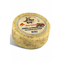 Don Ismael Semi-cured gedeost med peber i olivenolie 500 g Quesos Don Ismael Cheese