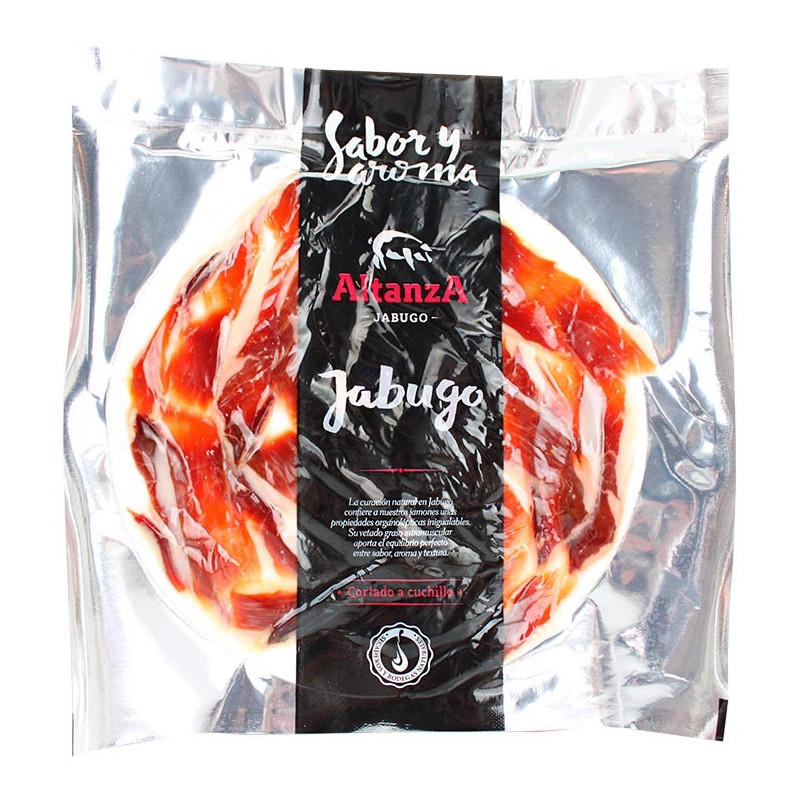 Acorn-fed Ham 50% Iberian Jabugo Altanza sliced 80g