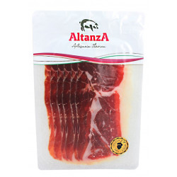 Skiveskåret 100% iberisk agern-fodret skinke Jabugo Altanza 80g