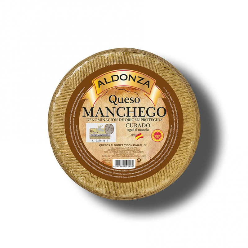 Aldonza Cured Manchego DO -juusto 3 kg Don Ismael -juusto