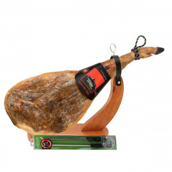 Serrano Ham from Serón Selection 1880 with ham holder and knife